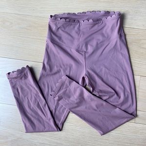 Scalloped High Waisted Leggings LURV